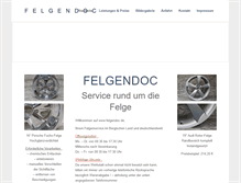 Tablet Screenshot of felgendoc.de